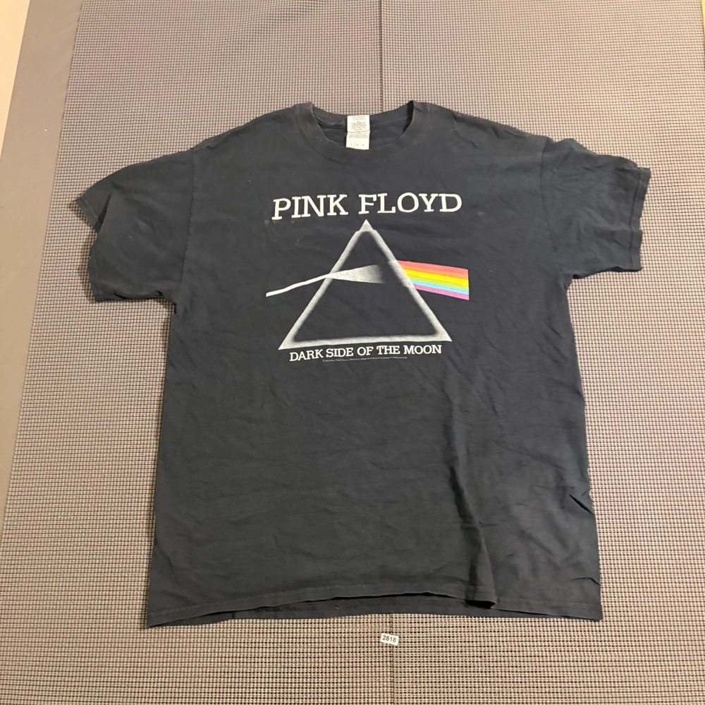 Pink Floyd Dark Side of the Moon T-Shirt Black Size L